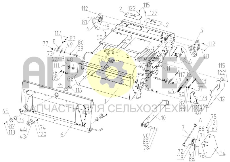 Корпус (T500.03.01.000Ф) (№46 на схеме)